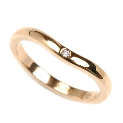 CARTIER カルティエ K18PG ピンクゴールド バレリーナ カーブ ウェディング 3P ダイヤ リング・指輪 B4098648 8号 48 2.3g レディース【中古】【美品】