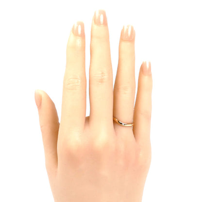 CARTIER カルティエ K18PG ピンクゴールド バレリーナ カーブ ウェディング 3P ダイヤ リング・指輪 B4098648 8号 48 2.3g レディース【中古】【美品】