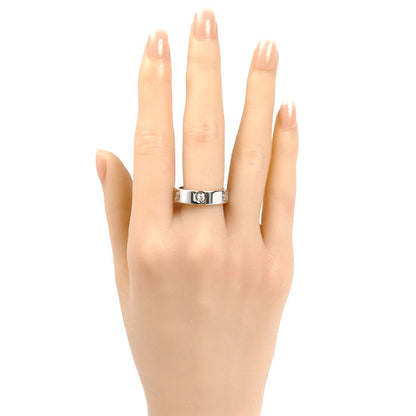 CARTIER カルティエ K18WG ホワイトゴールド ラブ ハーフ ダイヤ リング・指輪 B4032559 18.5号 59 9.9g レディース【中古】【美品】