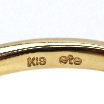 ete エテ K18YG イエローゴールド パール リング・指輪 パール約2.8～3.7mm 11号 1.5g レディース【中古】