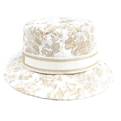 Christian Dior クリスチャンディオール D-Bobby Millefiori ハット ホワイト ゴールド CPB6061ATMF_CO90 58 レディース【中古】