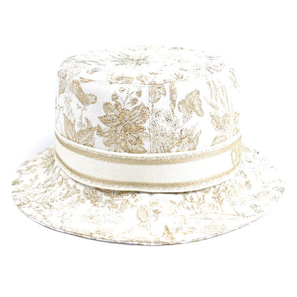Christian Dior クリスチャンディオール D-Bobby Millefiori ハット ホワイト ゴールド CPB6061ATMF_CO90 58 レディース【中古】