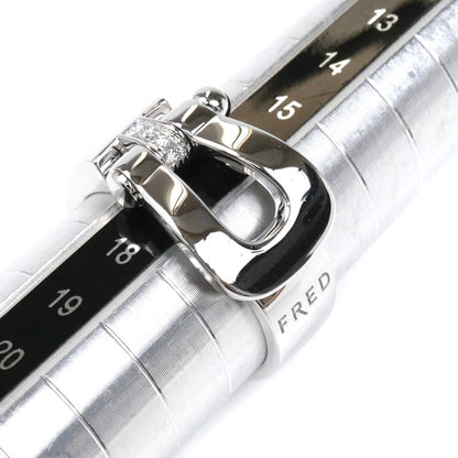 FRED フレッド K18WG ホワイトゴールド フォース10 ラージ ダイヤ リング・指輪 4B0358 16.5号 57 9.1g ユニセックス【中古】