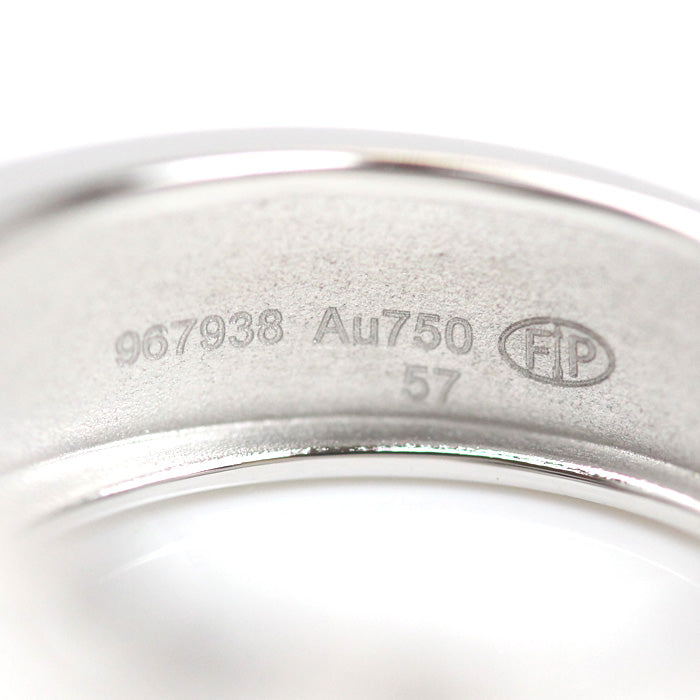 FRED フレッド K18WG ホワイトゴールド フォース10 ラージ ダイヤ リング・指輪 4B0358 16.5号 57 9.1g ユニセックス【中古】
