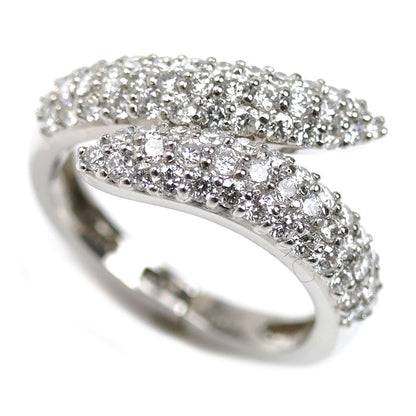 Pt900プラチナ ダイヤ リング・指輪 ダイヤモンド0.96ct 12号 6.4g レディース【中古】