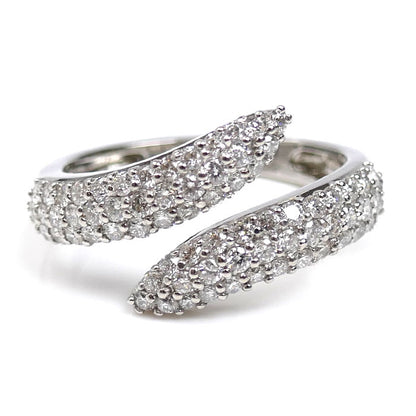 Pt900プラチナ ダイヤ リング・指輪 ダイヤモンド0.96ct 12号 6.4g レディース【中古】