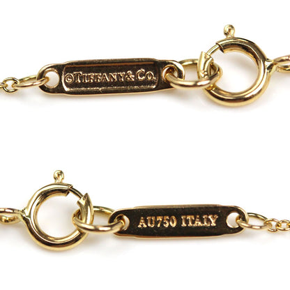 TIFFANY&Co. ティファニー K18YG イエローゴールド フルールドリス ステム ダイヤ ネックレス 1.8g 40cm レディース【中古】