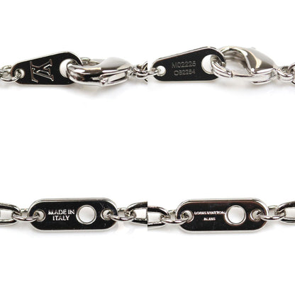 LOUIS VUITTON ルイ・ヴィトン メタル LV スピード ネックレス M02225 OB2284 58cm レディース【中古】【美品】