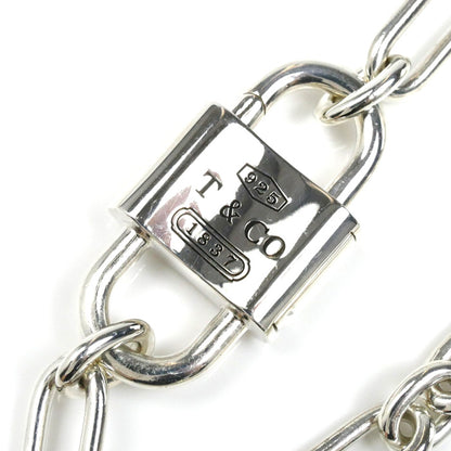 TIFFANY&Co. ティファニー シルバー925 1837 ダブルロック ラージ ブレスレット 73247217 30.1g 19cm レディース【中古】
