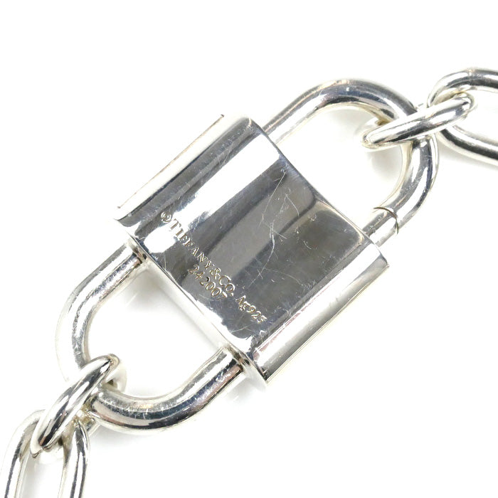 TIFFANY&Co. ティファニー シルバー925 1837 ダブルロック ラージ ブレスレット 73247217 30.1g 19cm レディース【中古】