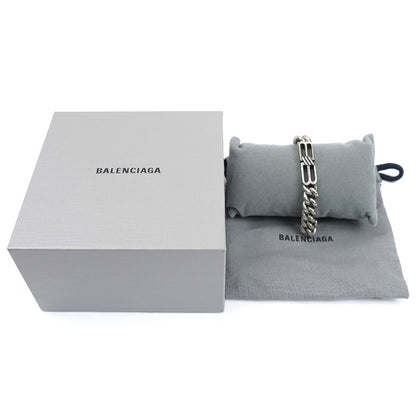 BALENCIAGA バレンシアガ メタル BB ICONグルメット ブレスレット 718493 
M 44.6g 19cm ユニセックス【中古】【美品】