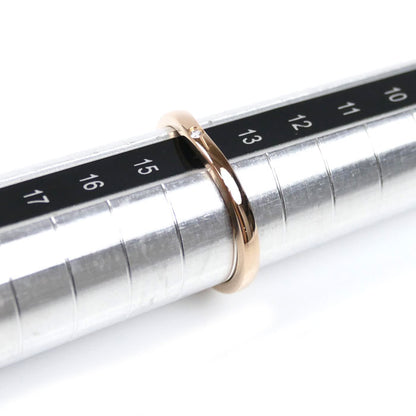 CARTIER カルティエ K18PG ピンクゴールド バレリーナ カーブ ウェディング 3P ダイヤ リング・指輪 B4098654 13.5号 54 2.5g レディース【中古】