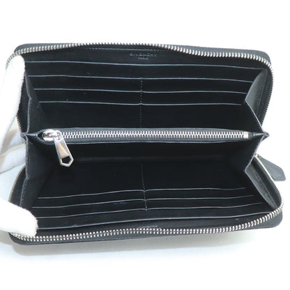 GIVENCHY ジバンシィ ラウンドジップウォレット バンビ 長財布 ラウンドファスナー ブラック BC06340493 レディース【中古】