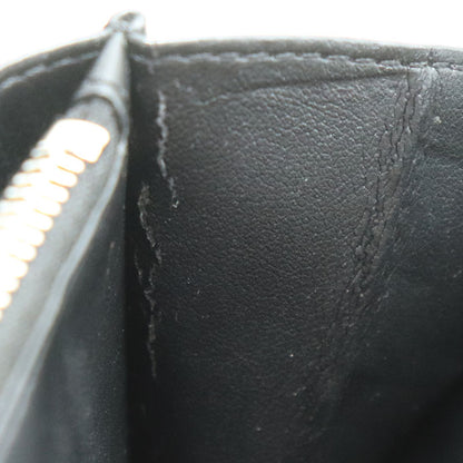 GIVENCHY ジバンシィ ラウンドジップウォレット バンビ 長財布 ラウンドファスナー ブラック BC06340493 レディース【中古】