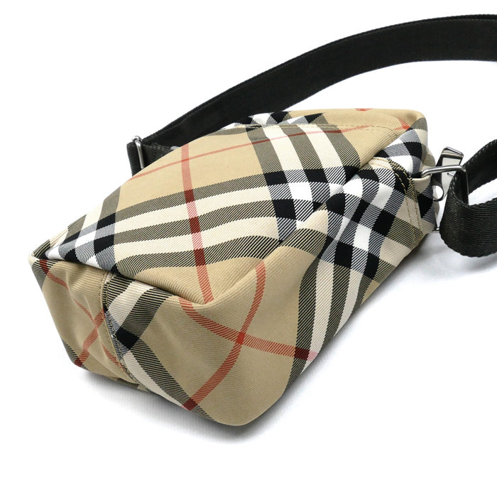 BURBERRY バーバリー チェック フォンバッグ ショルダーバッグ ベージュ 80976371 ユニセックス【中古】【美品】