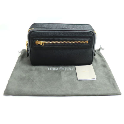 TOM FORD トムフォード シングルジップ ドップキット セカンドバッグ ブラック メンズ【中古】【美品】