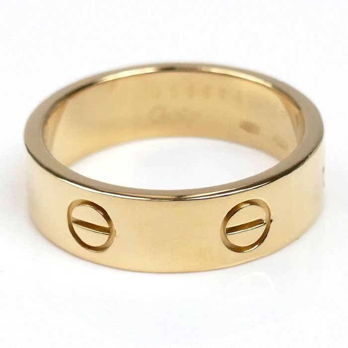 CARTIER カルティエ K18YG イエローゴールド ラブ リング・指輪 18.5号 59 8.9g ユニセックス【中古】