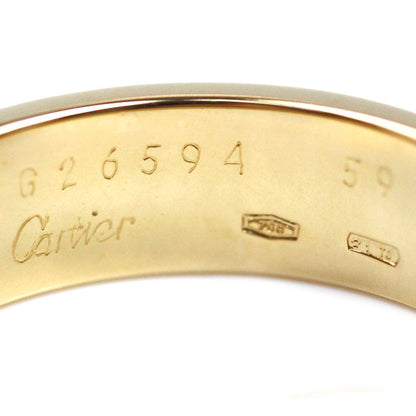 CARTIER カルティエ K18YG イエローゴールド ラブ リング・指輪 18.5号 59 8.9g ユニセックス【中古】