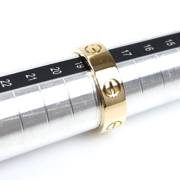 CARTIER カルティエ K18YG イエローゴールド ラブ リング・指輪 18.5号 59 8.9g ユニセックス【中古】