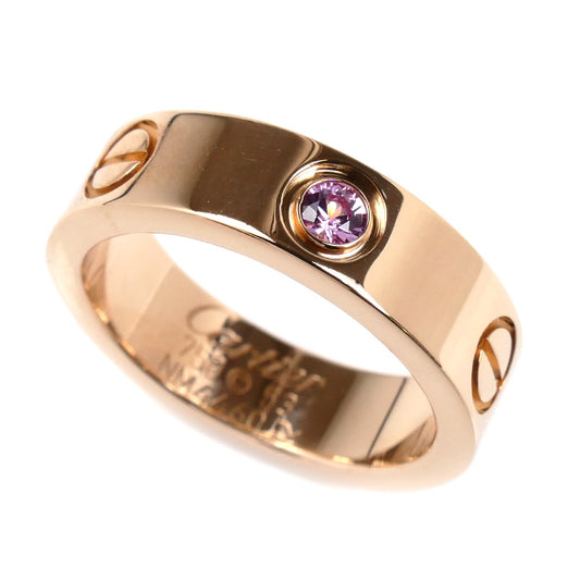 CARTIER カルティエ K18PG ピンクゴールド ラブ 1P ピンクサファイア リング・指輪 B4064453 13号 53 9.4g レディース【中古】【美品】