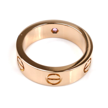 CARTIER カルティエ K18PG ピンクゴールド ラブ 1P ピンクサファイア リング・指輪 B4064453 13号 53 9.4g レディース【中古】【美品】