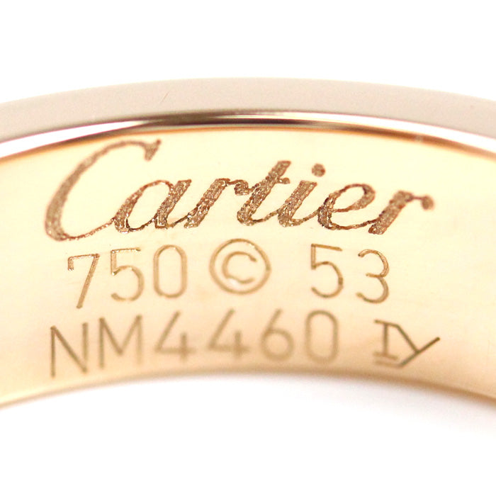 CARTIER カルティエ K18PG ピンクゴールド ラブ 1P ピンクサファイア リング・指輪 B4064453 13号 53 9.4g レディース【中古】【美品】