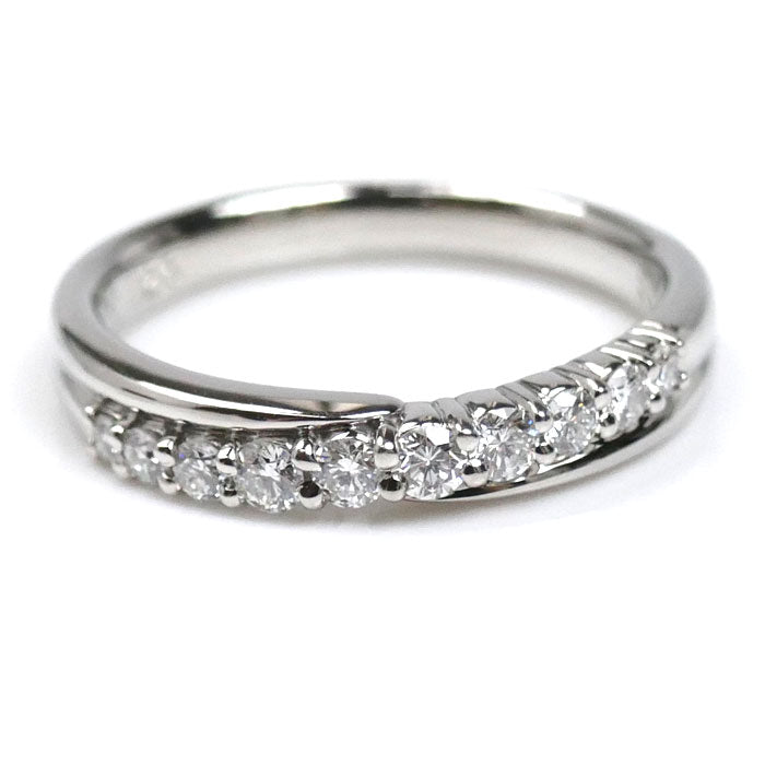 ROYAL ASSCHER ロイヤル・アッシャー Pt900プラチナ ダイヤ リング・指輪 ダイヤモンド0.25ct 11号 4.9g レディース【中古】