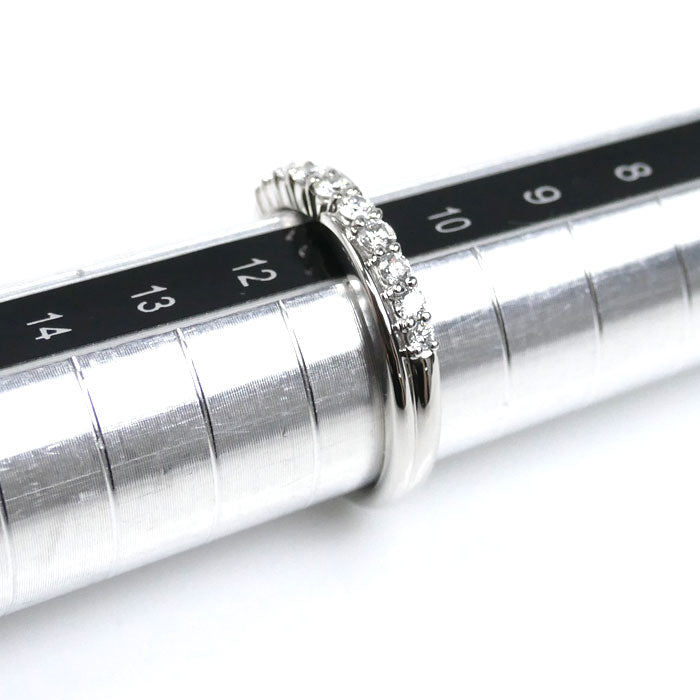 ROYAL ASSCHER ロイヤル・アッシャー Pt900プラチナ ダイヤ リング・指輪 ダイヤモンド0.25ct 11号 4.9g レディース【中古】