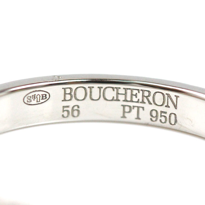 Boucheron ブシュロン Pt950プラチナ クルドパリ リング・指輪 JAL00109 15.5号 56 5.0g レディース【中古】【美品】