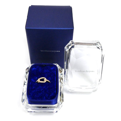 Vendome Aoyama ヴァンドーム青山 K18YG イエローゴールド リング・指輪 AGVR9944 DI ダイヤモンド0.19ct 13号 4.0g レディース【中古】