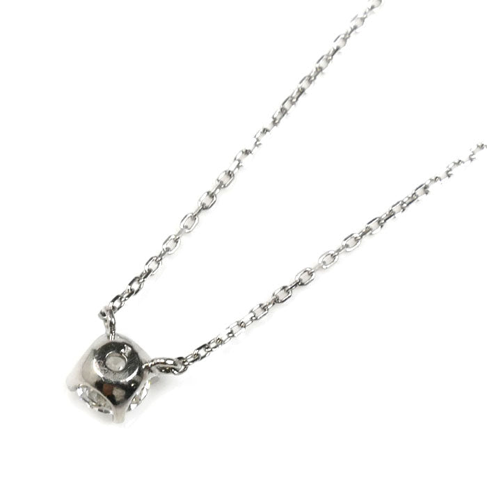 Vendome Aoyama ヴァンドーム青山 Pt950/Pt850 キャトル ネックレス APVN161343DI ダイヤモンド0.273ct 2.0g ～43cm フリーチェーン 一粒ダイヤ レディース【中古】