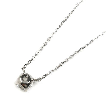 Vendome Aoyama ヴァンドーム青山 Pt950/Pt850 キャトル ネックレス APVN161343DI ダイヤモンド0.273ct 2.0g ～43cm フリーチェーン 一粒ダイヤ レディース【中古】