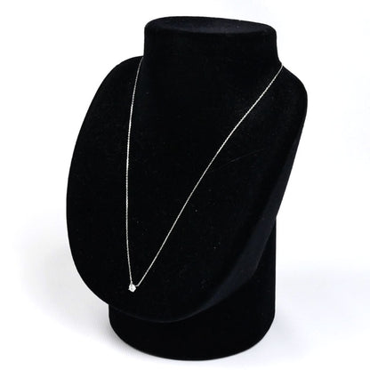 Vendome Aoyama ヴァンドーム青山 Pt950/Pt850 キャトル ネックレス APVN161343DI ダイヤモンド0.273ct 2.0g ～43cm フリーチェーン 一粒ダイヤ レディース【中古】