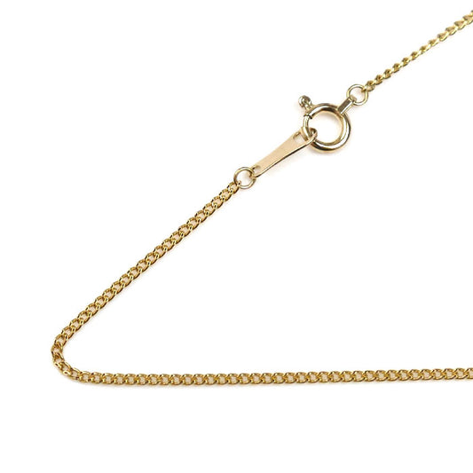 K18YG イエローゴールド ネックレス 喜平2面カット 1.1g 50cm レディース【中古】