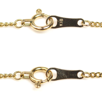 K18YG イエローゴールド ネックレス 喜平2面カット 1.1g 50cm レディース【中古】