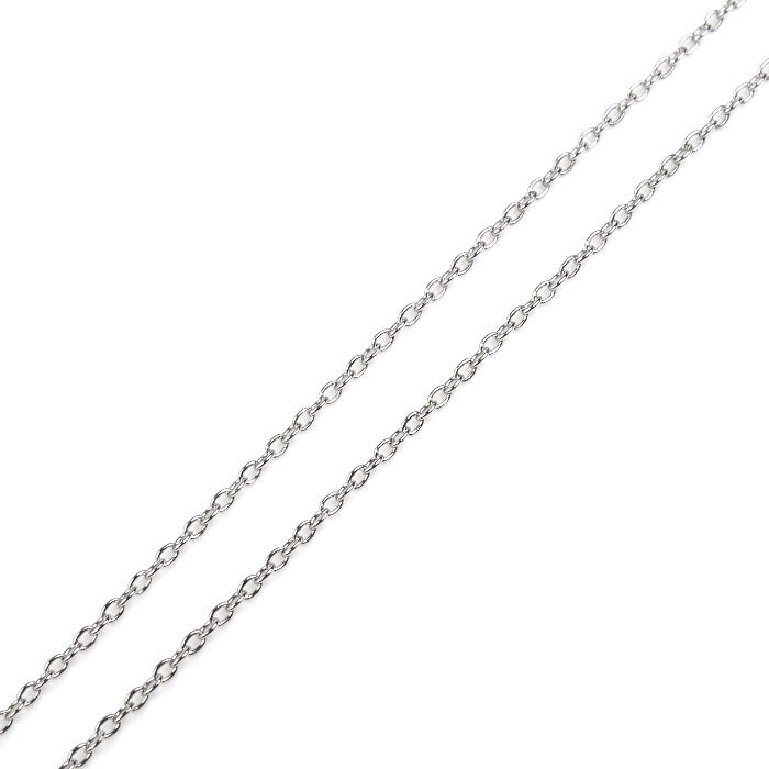 AHKAH アーカー K18WG ホワイトゴールド ソルティアラウンド ネックレス ダイヤモンド0.15ct 1.5g 40cm レディース【中古】【美品】