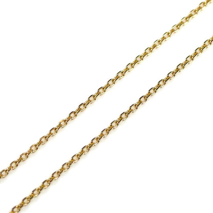 ゆきざき K18YG イエローゴールド ひまわり ネックレス W50229.2.6 ダイヤモンド0.50ct 2.8g ～45cm フリーチェーン レディース【中古】
