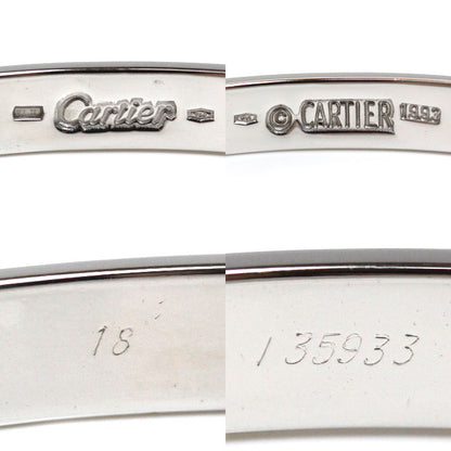 CARTIER カルティエ K18WG ホワイトゴールド ラブ ブレスレット 
18 34.7g 旧型 レディース【中古】【美品】
