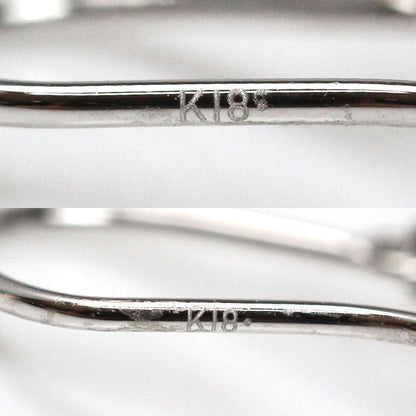 MIKIMOTO ミキモト K18WG/SV ピアス パール約7.0mm 11.6g レディース【中古】