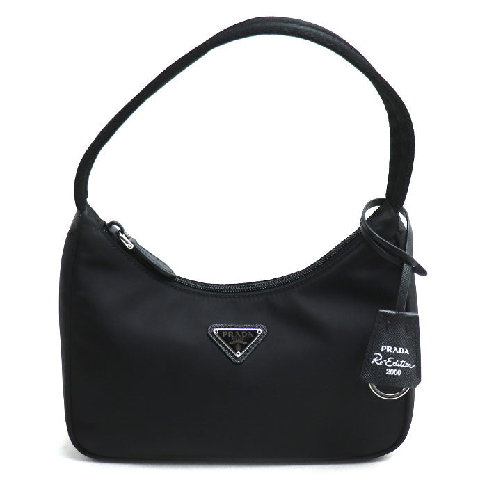 PRADA プラダ テスート ナイロン ミニ Re-Edition 2000 ショルダーバッグ ブラック 1NE515_RDH0_F0002 レディース【中古】【美品】