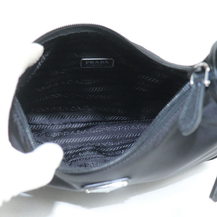 PRADA プラダ テスート ナイロン ミニ Re-Edition 2000 ショルダーバッグ ブラック 1NE515_RDH0_F0002 レディース【中古】【美品】