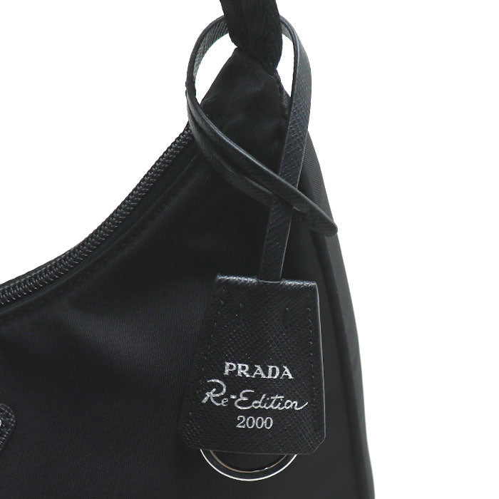 PRADA プラダ テスート ナイロン ミニ Re-Edition 2000 ショルダーバッグ ブラック 1NE515_RDH0_F0002 レディース【中古】【美品】