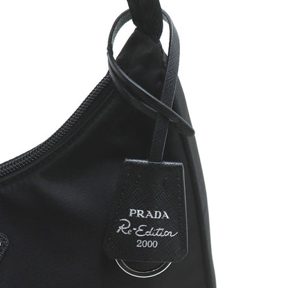 PRADA プラダ テスート ナイロン ミニ Re-Edition 2000 ショルダーバッグ ブラック 1NE515_RDH0_F0002 レディース【中古】【美品】