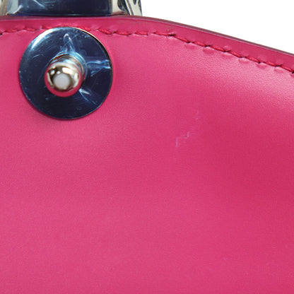 BVLGARI ブルガリ セルペンティ ガルーシャ チェーン ショルダーバッグ ピンク 288996 ミラー付き レディース【中古】【美品】