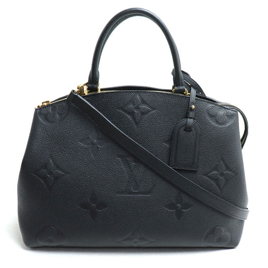 LOUIS VUITTON ルイ・ヴィトン グランパレMM 2Wayショルダーバッグ モノグラムアンプラント ブラック M45811 ICチップ レディース【中古】