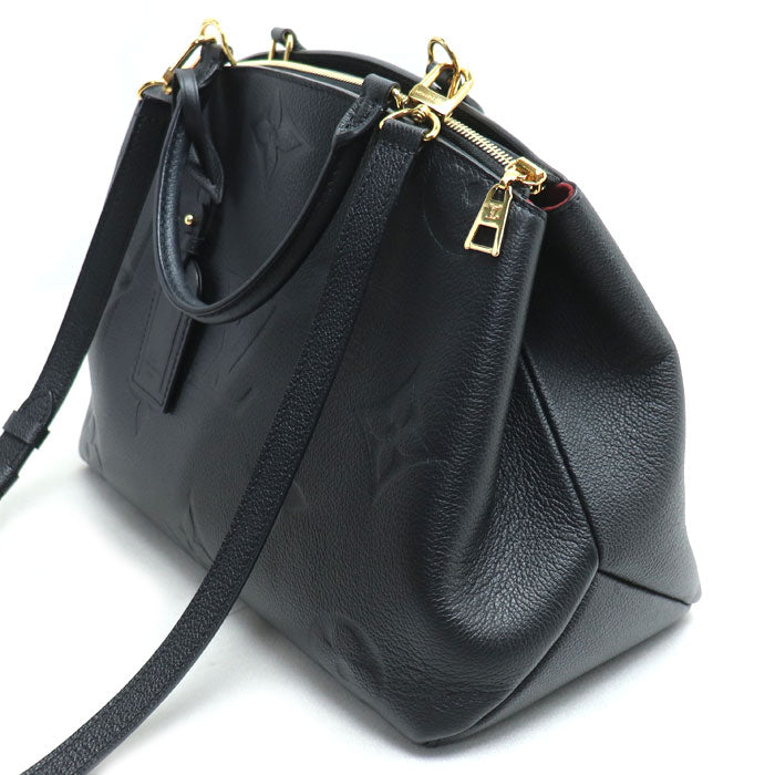 LOUIS VUITTON ルイ・ヴィトン グランパレMM 2Wayショルダーバッグ モノグラムアンプラント ブラック M45811 ICチップ レディース【中古】