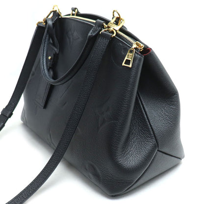 LOUIS VUITTON ルイ・ヴィトン グランパレMM 2Wayショルダーバッグ モノグラムアンプラント ブラック M45811 ICチップ レディース【中古】