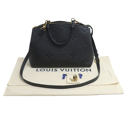 LOUIS VUITTON ルイ・ヴィトン グランパレMM 2Wayショルダーバッグ モノグラムアンプラント ブラック M45811 ICチップ レディース【中古】