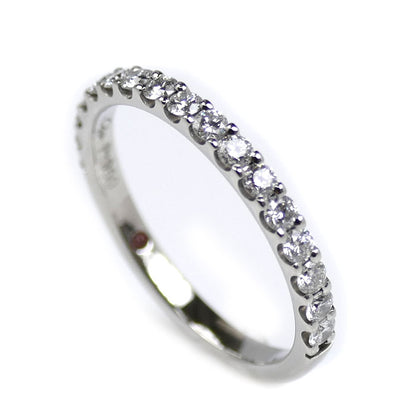 STAR JEWELRY スタージュエリー Pt950プラチナ ハーフエタニティ リング・指輪 ダイヤモンド0.30ct 8号 2.1g レディース【中古】【美品】