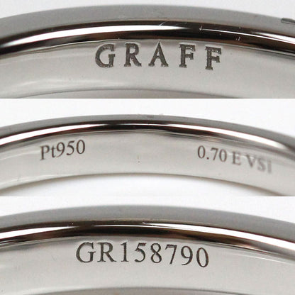 GRAFF グラフ Pt950プラチナ パラゴン ラウンド リング・指輪 ダイヤモンド0.70ct 9.5号 3.7g レディース【中古】【美品】